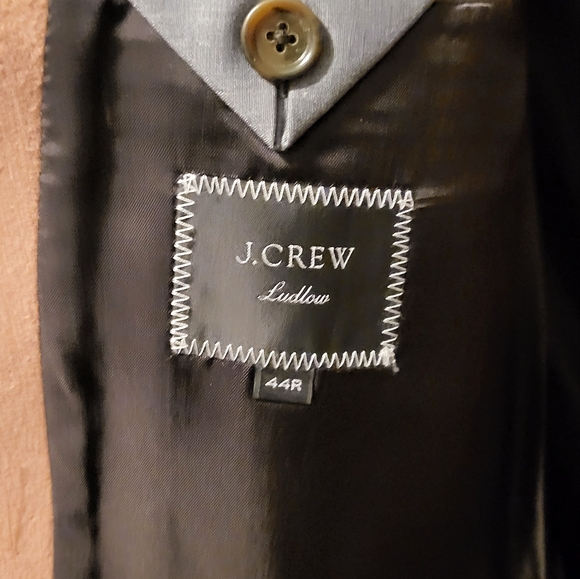 $548 NWT J.Crew Ludlow Tan Cashmere Topcoat 44R - Picture 2 of 5